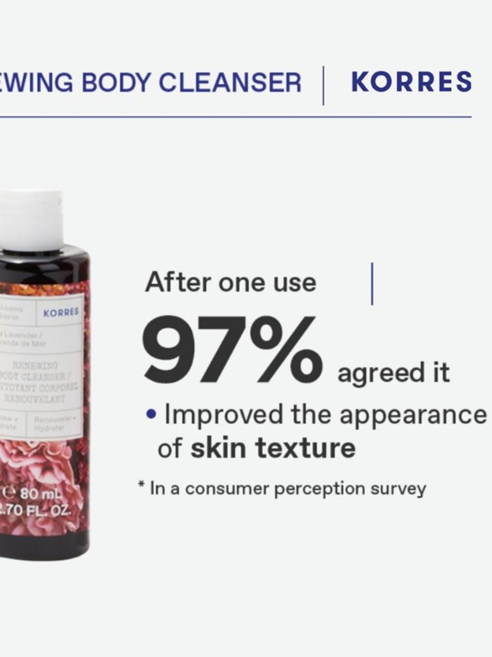 Korres Sea Lavender Body Cleanser & Body Butter Duo NEW!! - Picture 9 of 9